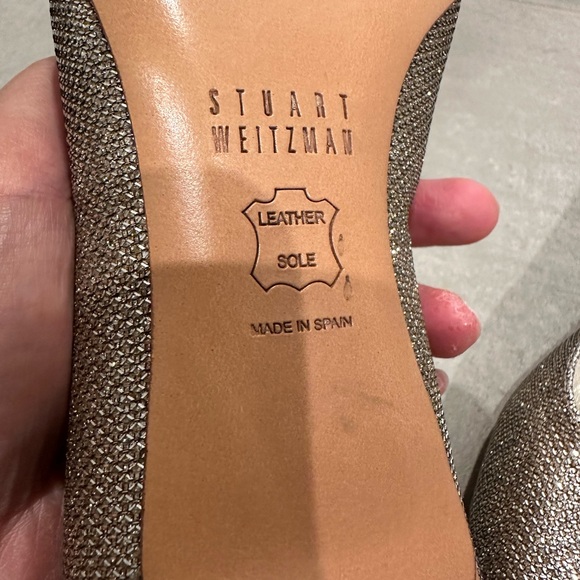 Stuart Weitzman Metallic Heels - Picture 5 of 5